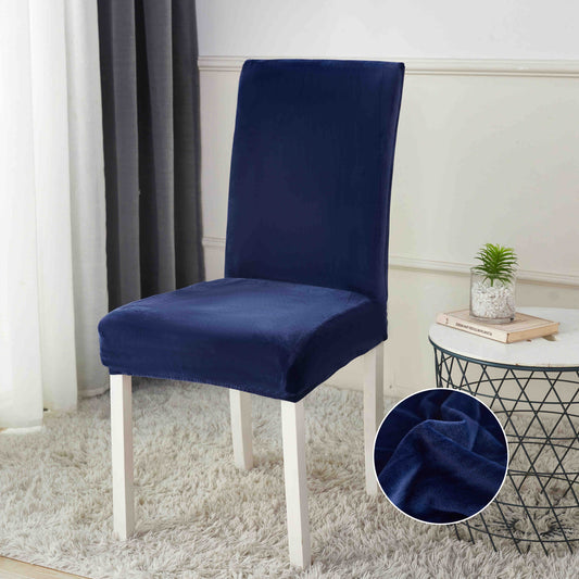 Set 6 Huse Elastice pentru Scaune din Catifea – Model UNI