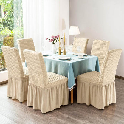 Set 6 Huse Universale pentru Scaune cu Volănaș – Elastice și Elegante