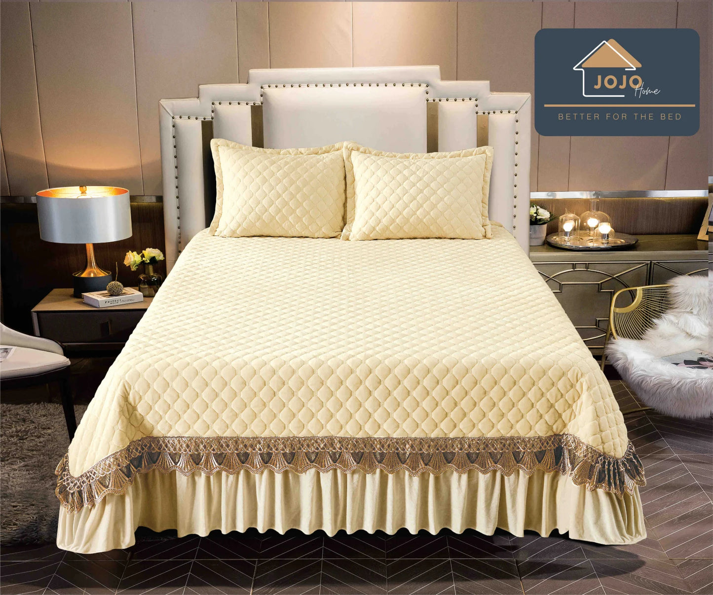 Set Cuvertură Premium din Catifea 220×240 cm – 3 Piese cu Broderie Elegantă + 2 Fețe de Pernă