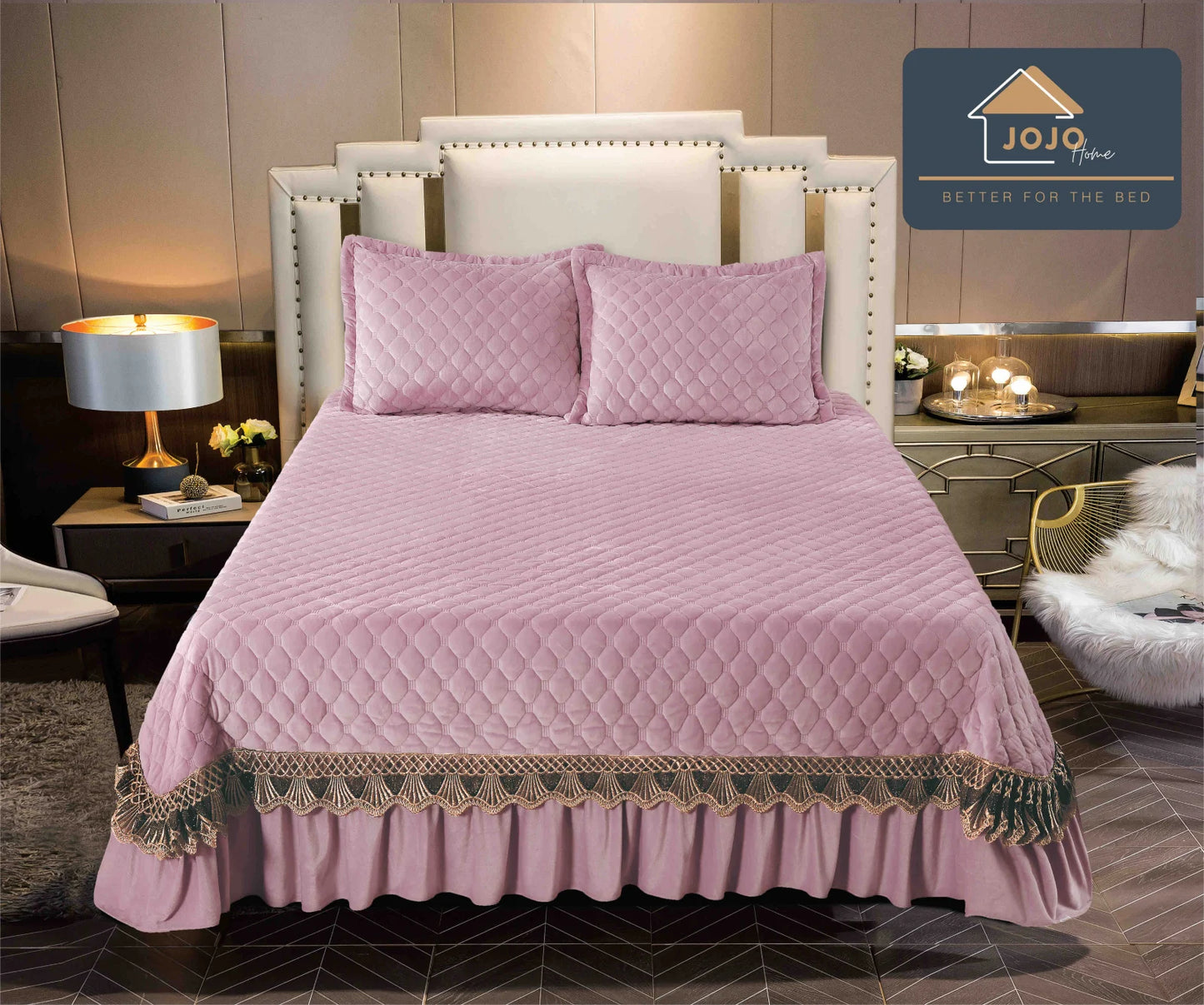 Set Cuvertură Premium din Catifea 220×240 cm – 3 Piese cu Broderie Elegantă + 2 Fețe de Pernă