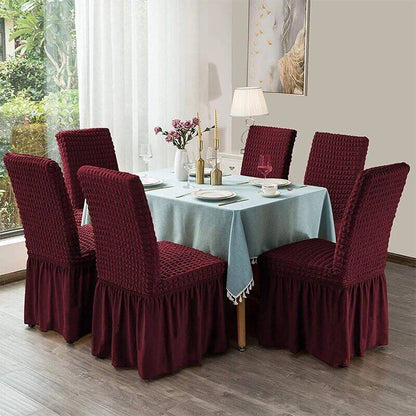 Set 6 Huse Universale pentru Scaune cu Volănaș – Elastice și Elegante